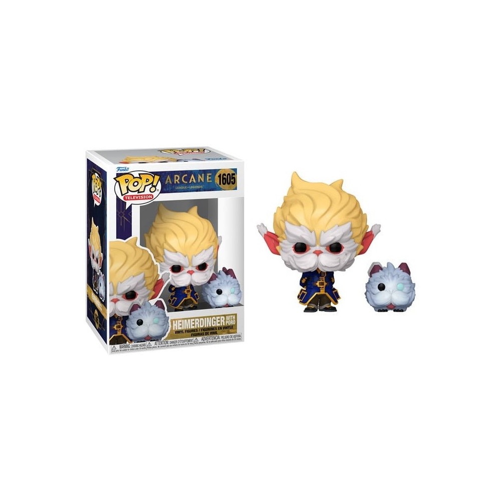 FUNKO FUNKO POP! ARCANE LEAGUE OF LEGENDS HEIMERDINGER WITH PORO BOBBLE HEAD