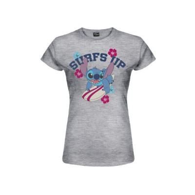 MAGLIA T SHIRT DONNA LILO AND STITCH SURFS UP STITCH