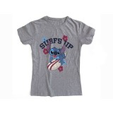 T SHIRT LADY LILO AND STITCH SURFS UP STITCH