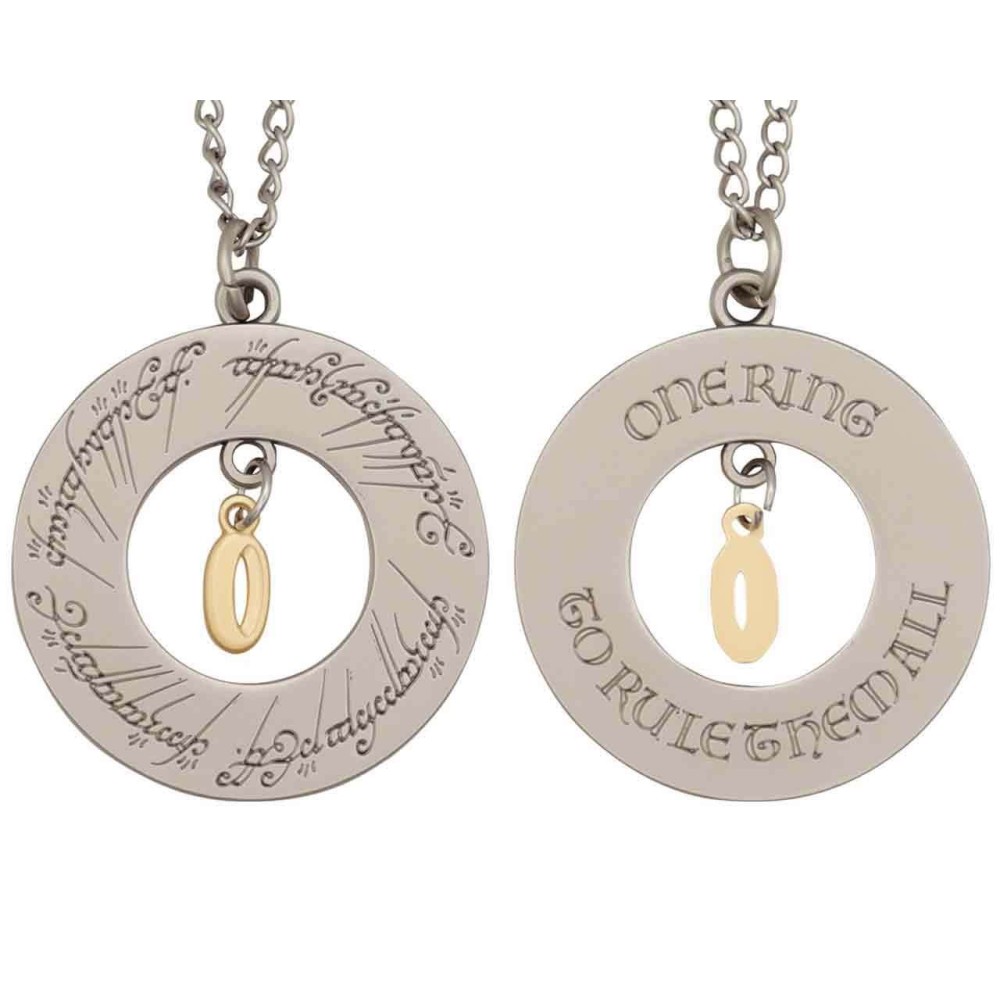 IL SIGNORE DEGLI ANELLI THE ONE RING NECKLACE COLLANA FANATTIK