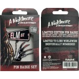 FANATTIK NIGHTMARE ON ELM STREET PIN BADGE LIMITED ED.