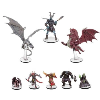 WIZKIDS ICONS OF THE REALMS RETURN OF THE DRAGONS 8X BOOSTER BRICK MINIATURES