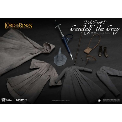 IL SIGNORE DEGLI ANELLI GANDALF THE GREY DAH-106 P ACTION FIGURE BEAST KINGDOM