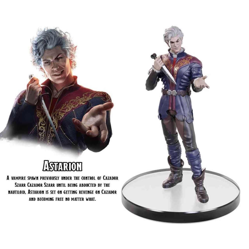 WIZKIDS ICONS OF THE REALMS BALDUR'S GATE 3 CHARACTERS SET 7X MINIATURES