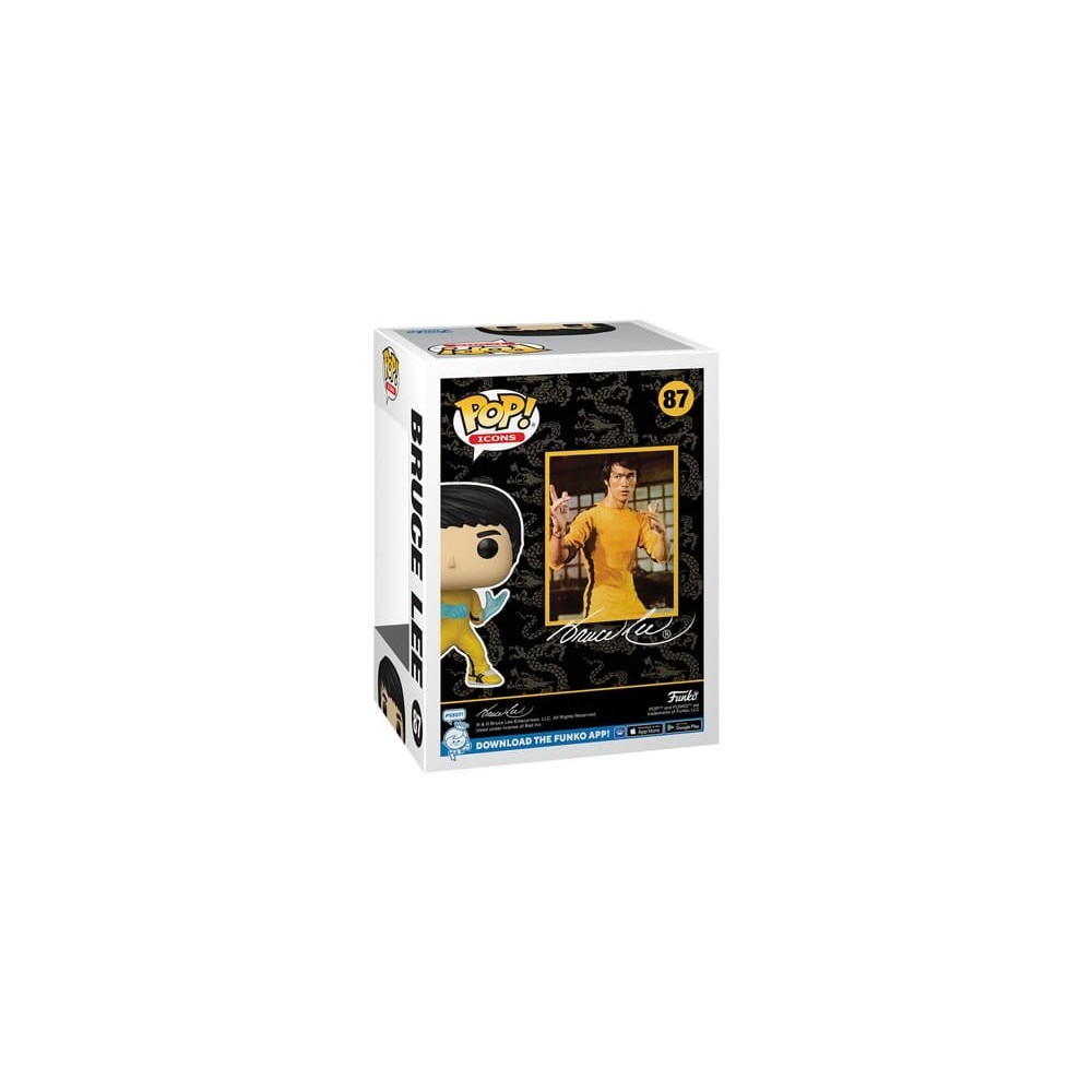 FUNKO FUNKO POP! ICONS BRUCE LEE BOBBLE HEAD FIGURE