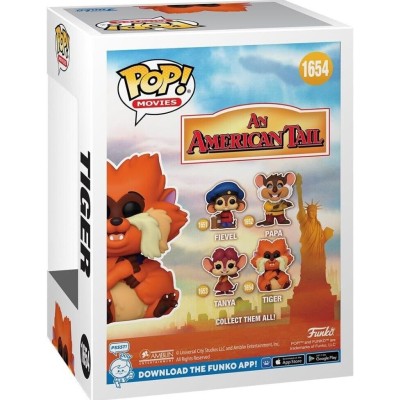 FUNKO FUNKO POP! AN AMERICAN TAIL TIGER BOBBLE HEAD FIGURE