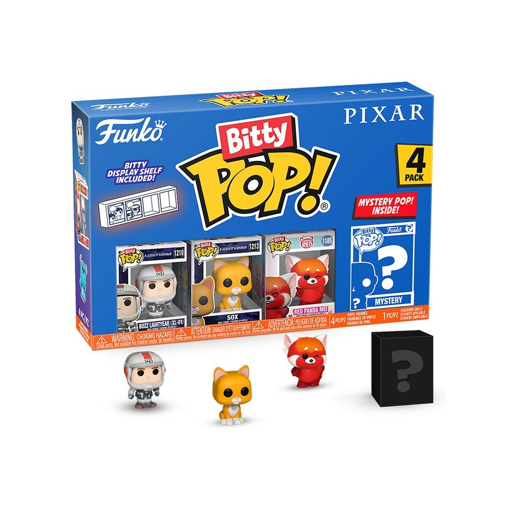 FUNKO BITTY POP! PIXAR 4-PACK BUZZ VINYL MINI FIGURE FUNKO