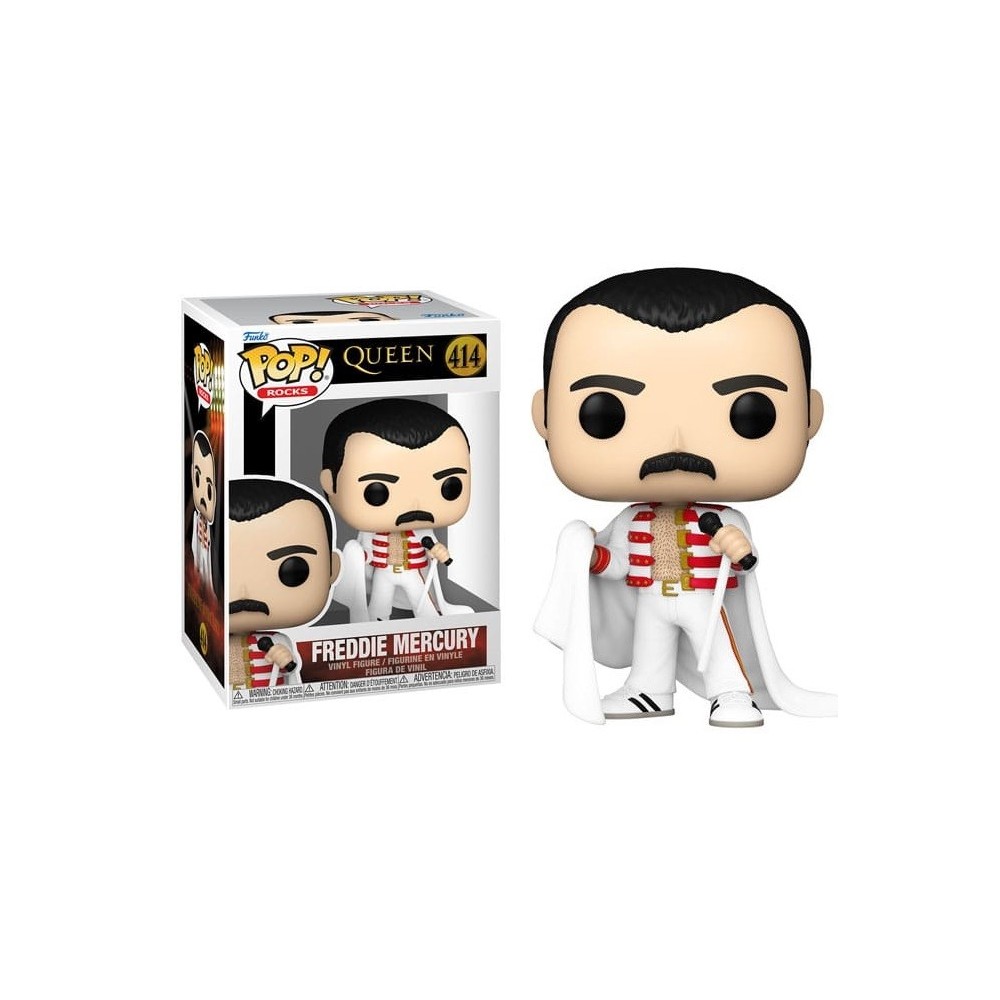 FUNKO POP! QUEEN FREDDIE MERCURY WITH CAPE BOBBLE HEAD FIGURE FUNKO