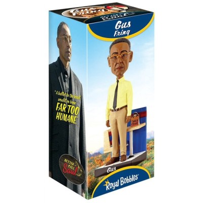 ROYAL BOBBLES BETTER CALL SAUL - GUS FRING HEADKNOCKER BOBBLE HEAD FIGURE