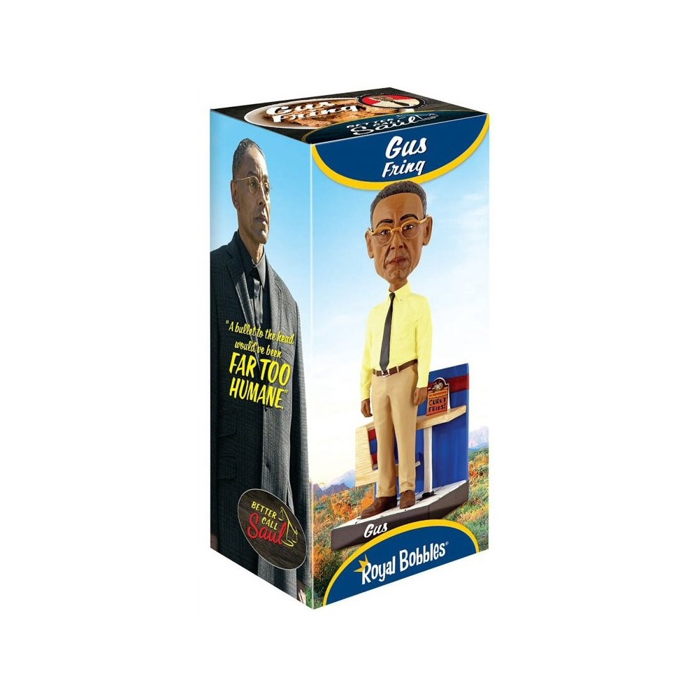 ROYAL BOBBLES BETTER CALL SAUL - GUS FRING HEADKNOCKER BOBBLE HEAD FIGURE