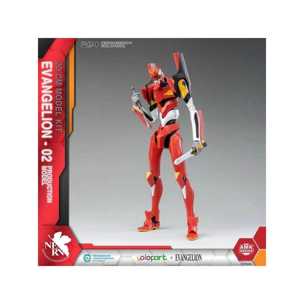 YOLOPARK NEON GENESIS EVANGELION EVA-02 AMK MODEL KIT 20CM
