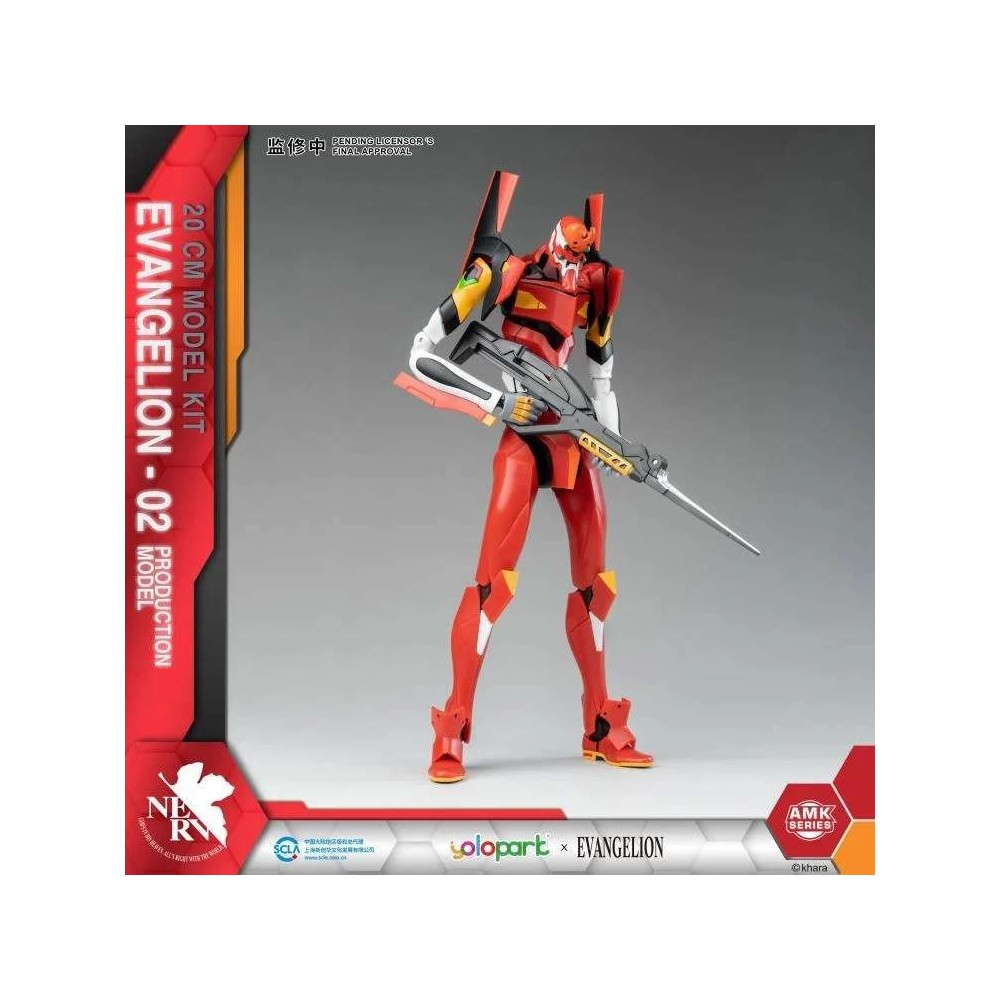 NEON GENESIS EVANGELION EVA-02 AMK MODEL KIT ACTION FIGURE YOLOPARK
