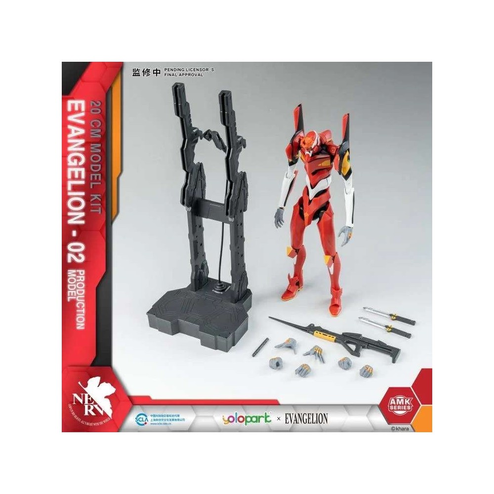 YOLOPARK NEON GENESIS EVANGELION EVA-02 AMK MODEL KIT 20CM