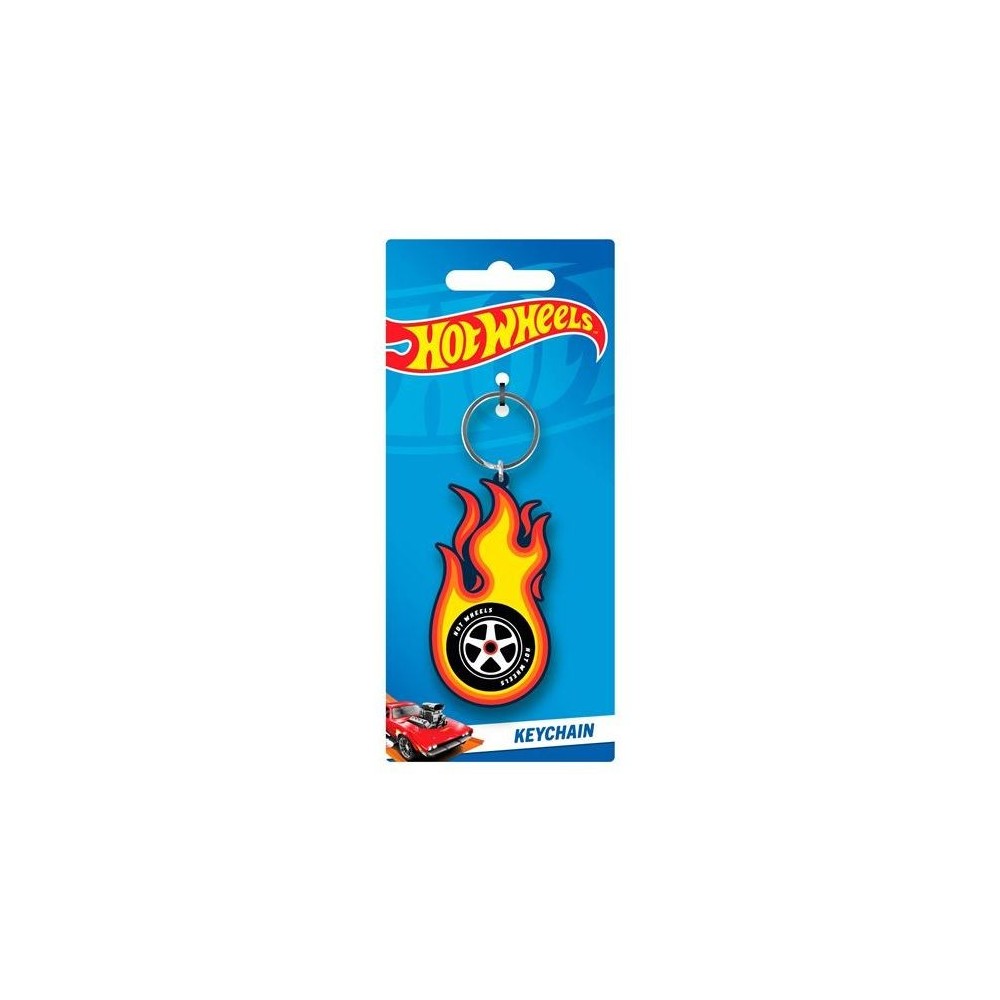 HOT WHEELS BURNING TYRE PORTACHIAVI PYRAMID INTERNATIONAL