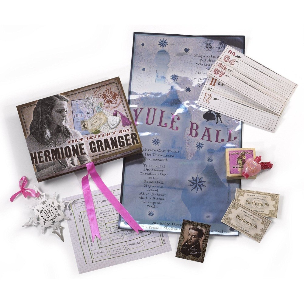 NOBLE COLLECTIONS HARRY POTTER - HERMIONE GRANGER FILM ARTEFACT BOX