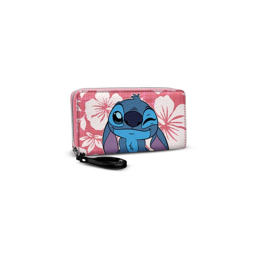 LILO AND STITCH MAUI PINK PORTAFOGLIO ZIP DONNA KARACTERMANIA