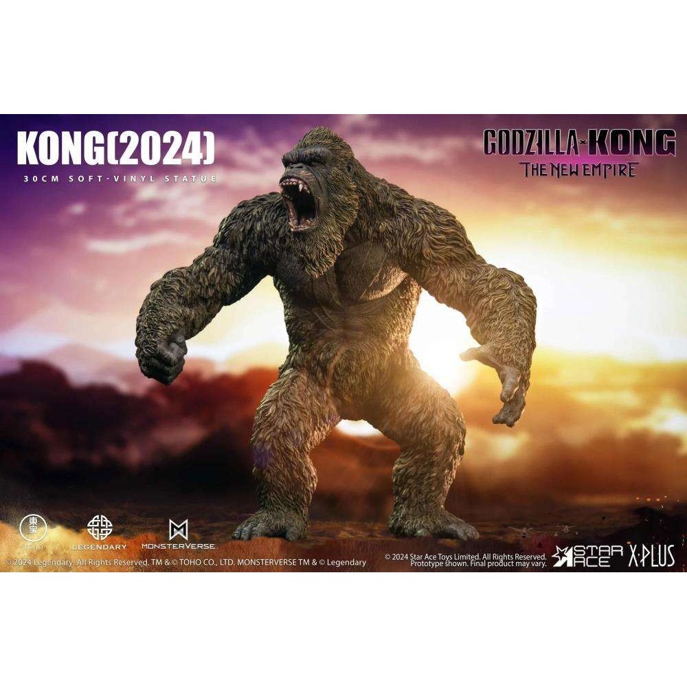 STAR ACE GODZILLA X KONG THE NEW EMPIRE KONG SOFT VINYL 30CM FIGURE