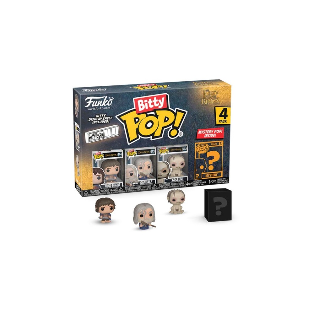 FUNKO BITTY POP! THE LORD OF THE RINGS 4 PACK FRODO VINYL MINI FIGURE FUNKO