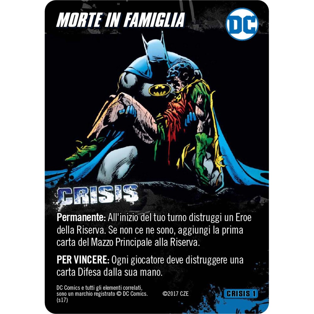 DC COMICS DECK-BUILDING GAME - CRISIS SET ESPANSIONE 1 ITALIANO