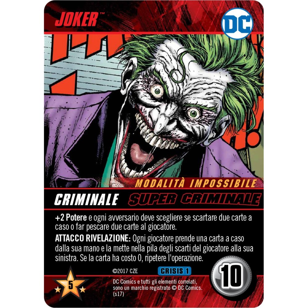 DC COMICS DECK-BUILDING GAME - CRISIS SET ESPANSIONE 1 ITALIANO
