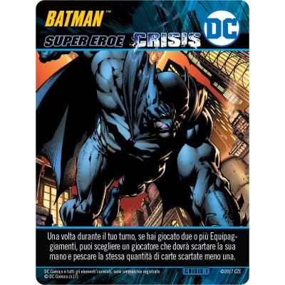 DC COMICS DECK-BUILDING GAME - CRISIS SET ESPANSIONE 1 ITALIANO