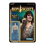 SUPER7 BON SCOTT REACTION LEOPARD PRINT ACTION FIGURE