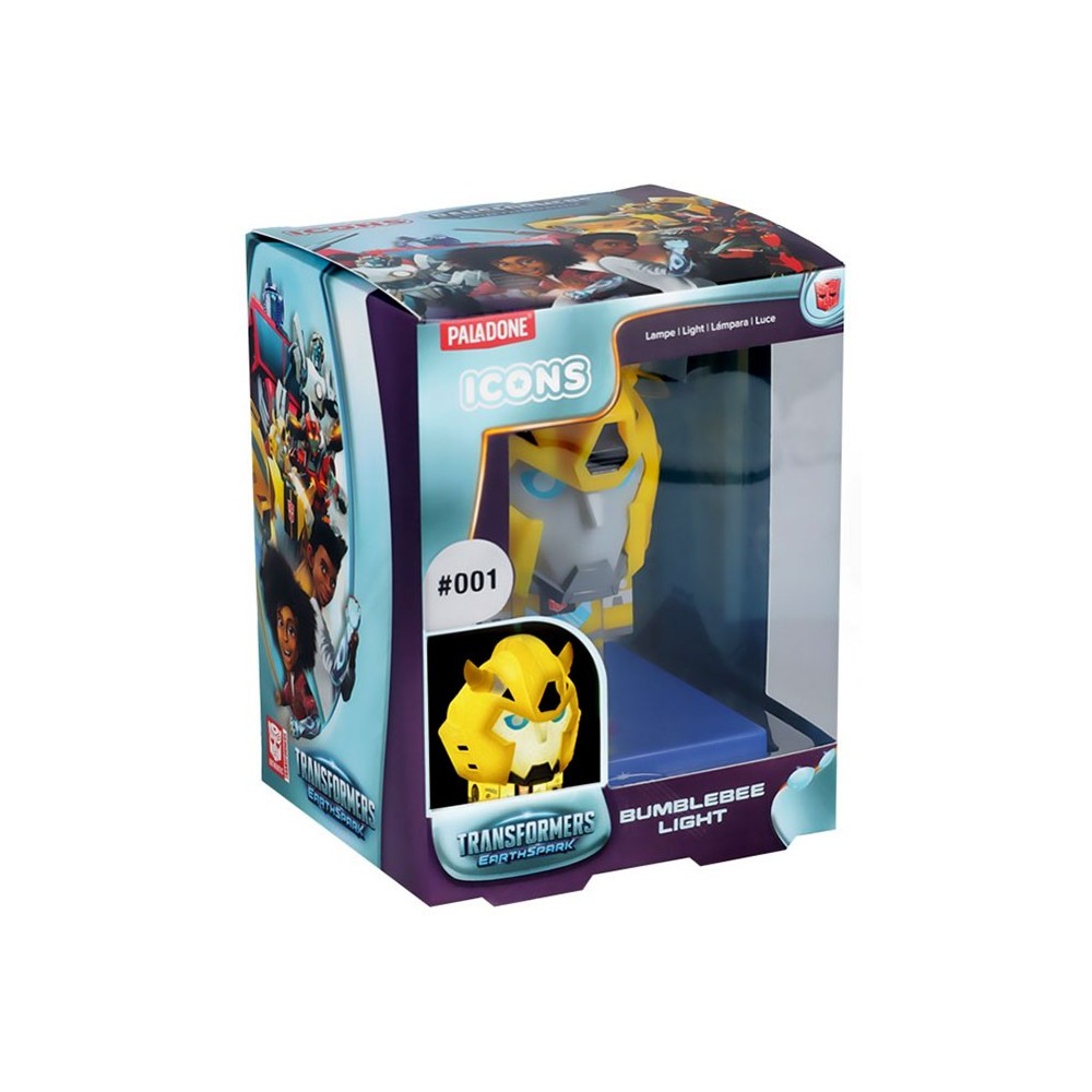 TRANSFORMERS EARTHSPARK BUMBLEBEE 3D ICONS LIGHT LAMPADA FIGURE PALADONE PRODUCTS