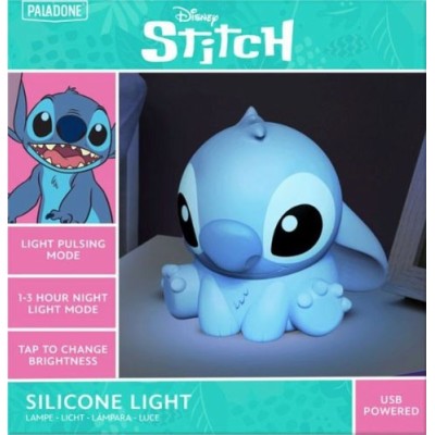 PALADONE PRODUCTS DISNEY STITCH SQUISHYGLO SILICONE LIGHT 15CM
