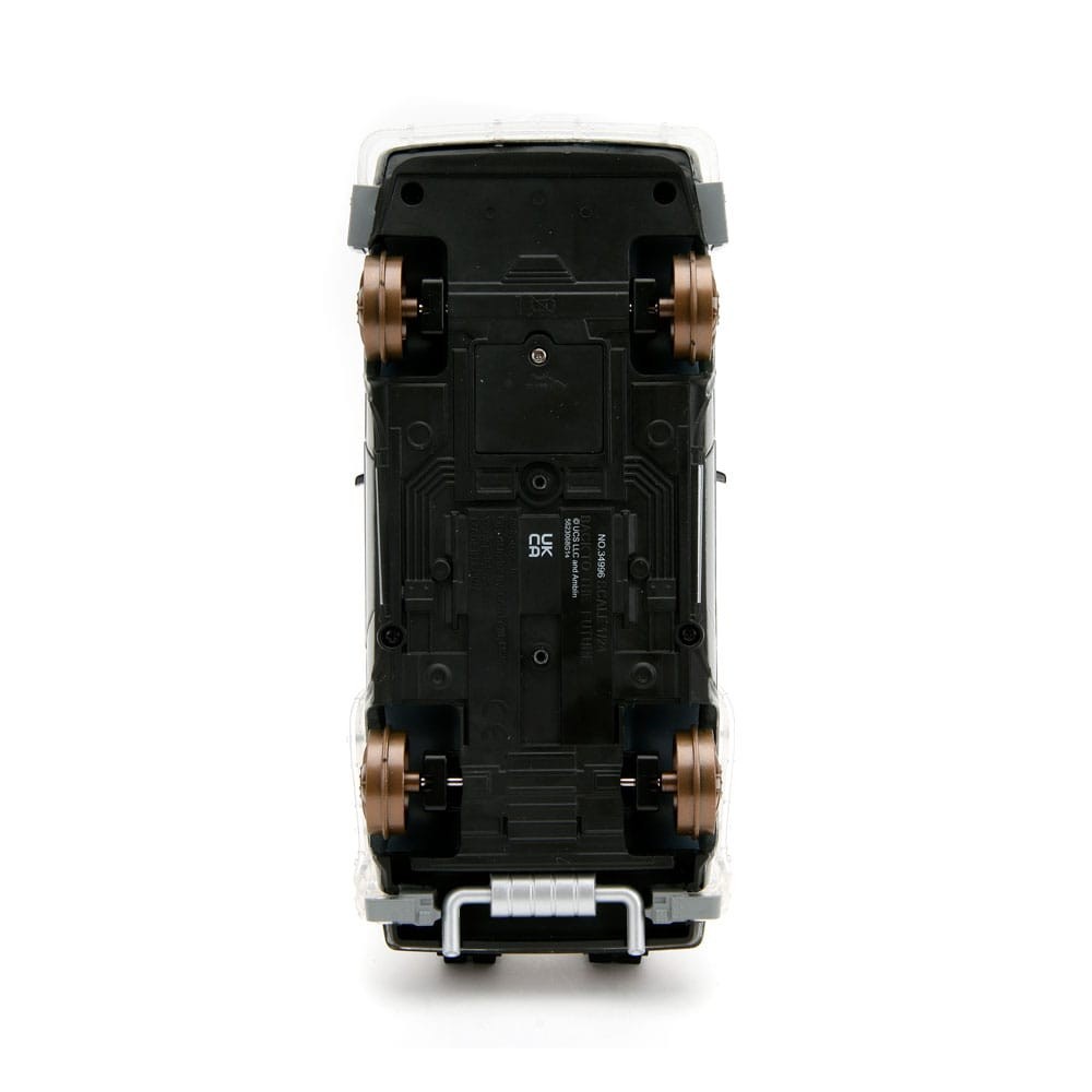 JADA TOYS BACK TO THE FUTURE PART III DELOREAN RAILROAD WHEELS DIE CAST 1/24 MODEL