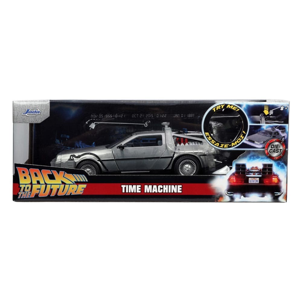 BACK TO THE FUTURE DELOREAN DIE CAST 1/24 MODEL JADA TOYS