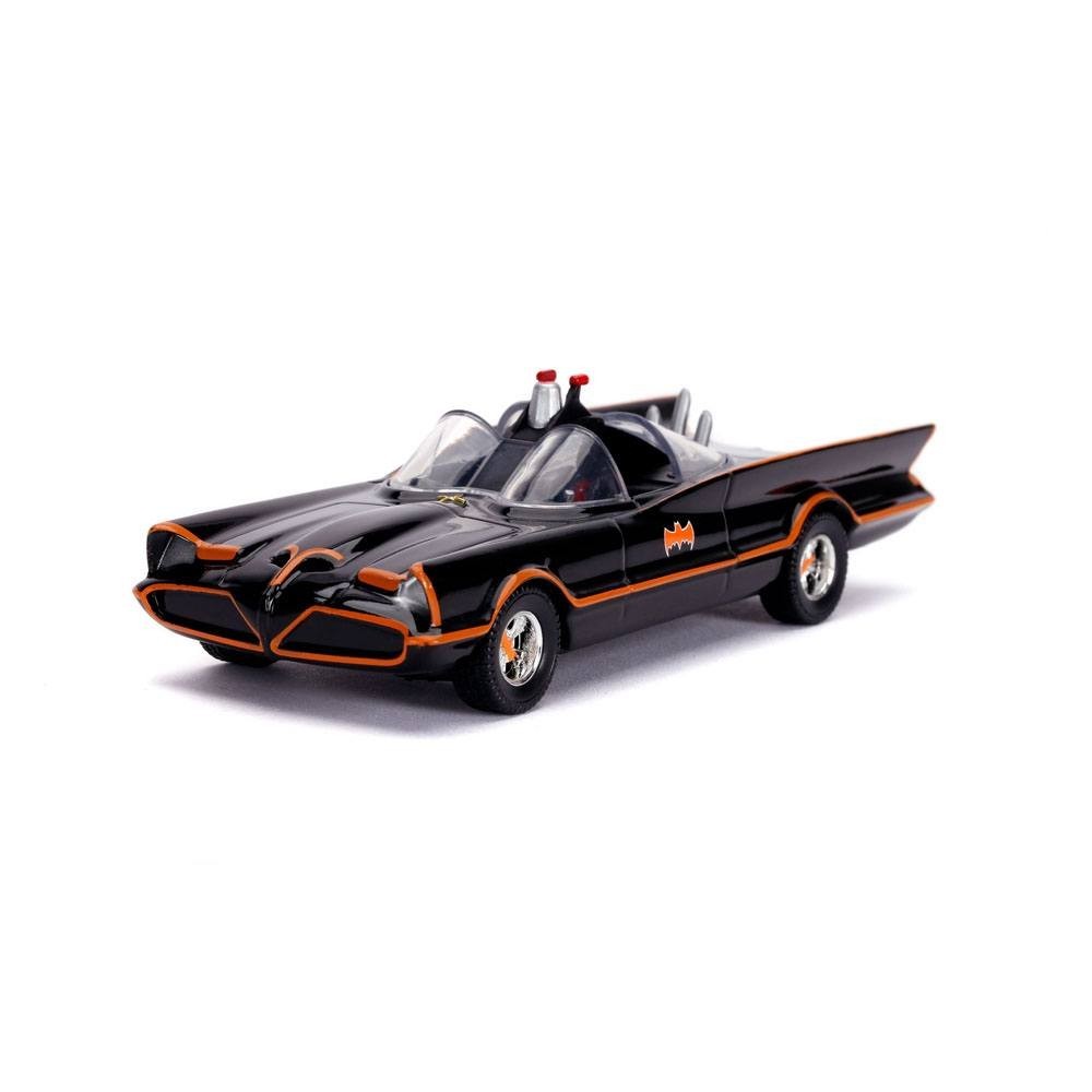 BATMAN TV SERIES 1966 BATMOBILE DIE CAST 1/32 MODEL + BATMAN JADA TOYS