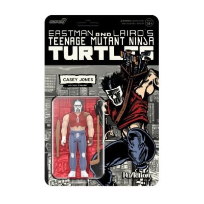 SUPER7 TEENAGE MUTANT NINJA TURTLES CASEY JONES COMICS VER. REACTION ACTION FIGURE