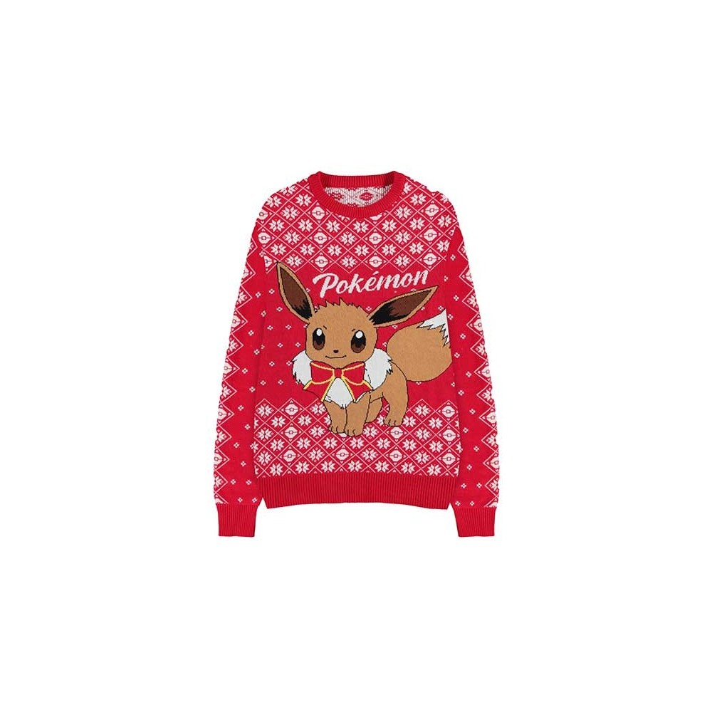 MAGLIONE POKEMON NATALE EEVEE TAGLIA L DIFUZED