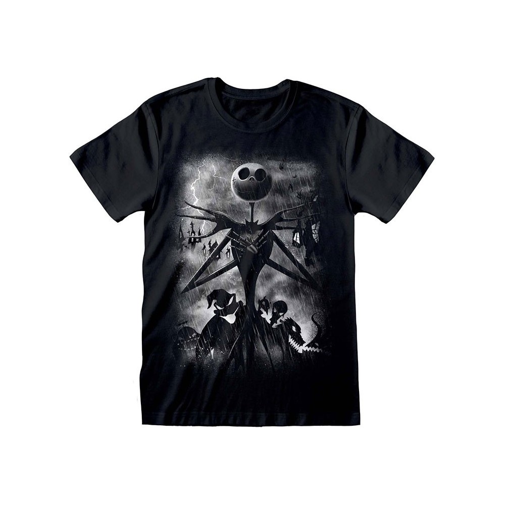 T-SHIRT THE NIGHTMARE BEFORE CHRISTMAS STORMY TAGLIA L HEROES INC