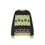 DIFUZED SWEATSHIRT POKEMON EEVEE FACE HOLIDAYS L SIZE