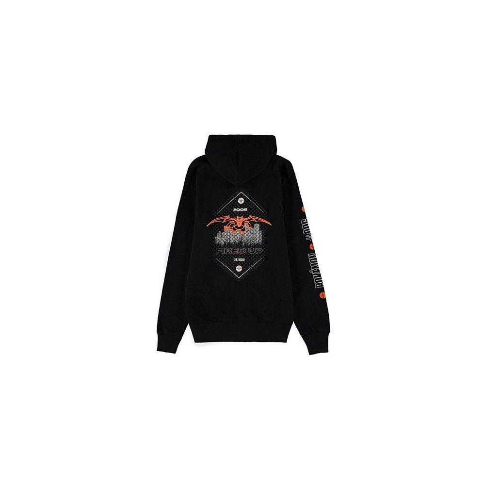 DIFUZED ZIP HOODIE POKEMON CHARIZARD FIRED UP L SIZE