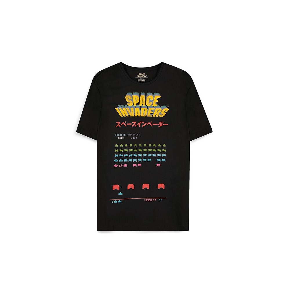 T-SHIRT SPACE INVADERS LEVEL TAGLIA L DIFUZED