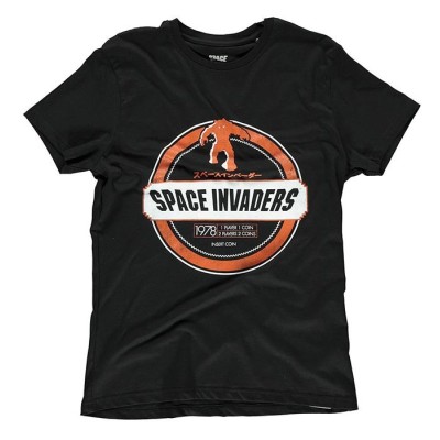 T-SHIRT SPACE INVADERS MONSTER TAGLIA L DIFUZED