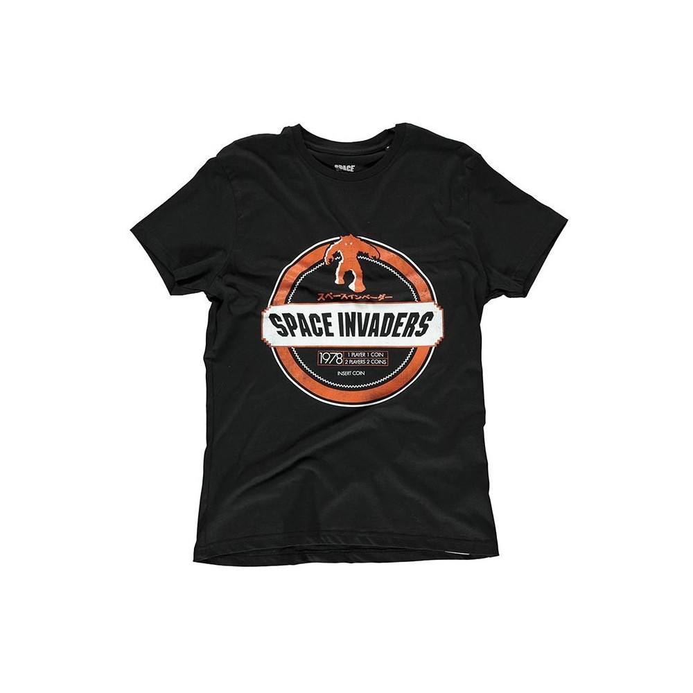 T-SHIRT SPACE INVADERS MONSTER TAGLIA L DIFUZED