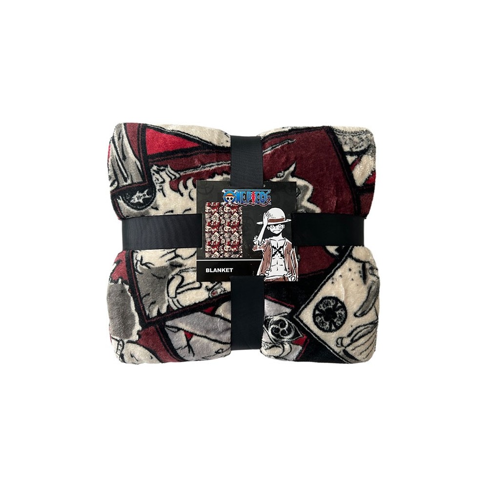 ONE PIECE CHARACTERS CARDS COPERTA IN PILE 130X180CM LYO