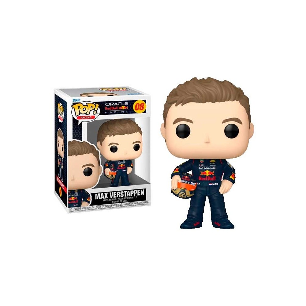FUNKO FUNKO POP! FORMULA 1 MAX VERSTAPPEN WITH HELMET BOBBLE HEAD FIGURE