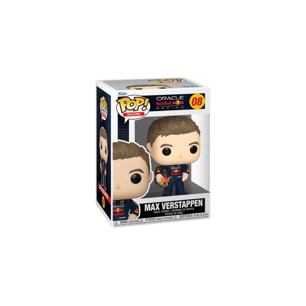 FUNKO FUNKO POP! FORMULA 1 MAX VERSTAPPEN WITH HELMET BOBBLE HEAD FIGURE