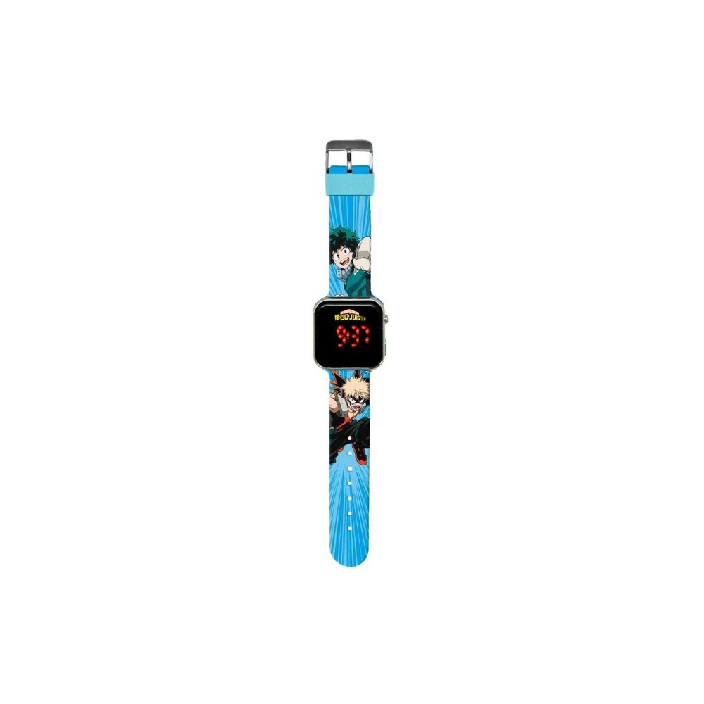 MY HERO ACADEMIA OROLOGIO DA POLSO DIGITALE AZZURRO ACCUTIME WATCH