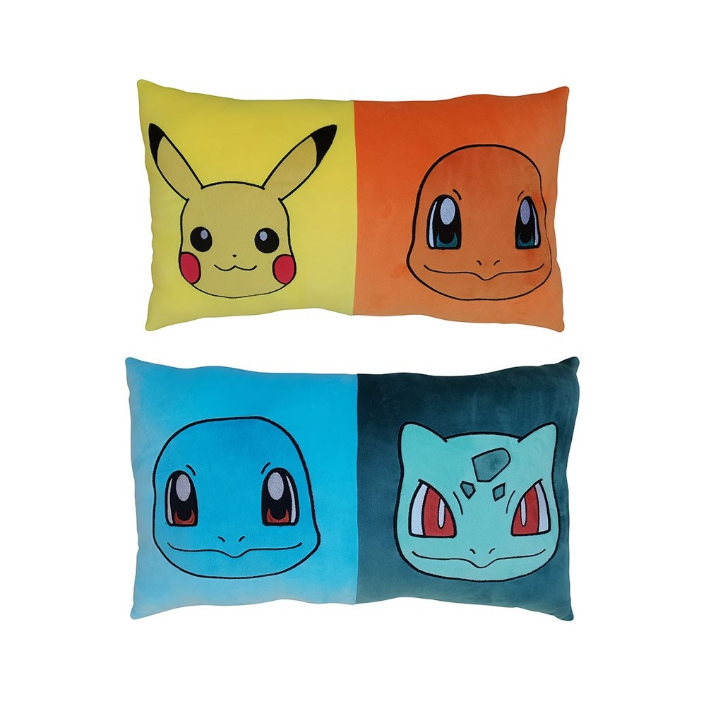 POKEMON STARTERS FACES CUSCINO 65CM LYO