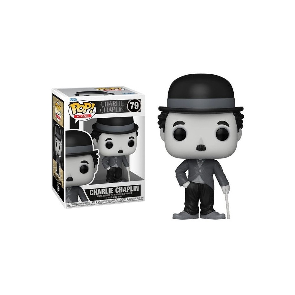 FUNKO FUNKO POP! ICONS CHARLIE CHAPLIN BOBBLE HEAD