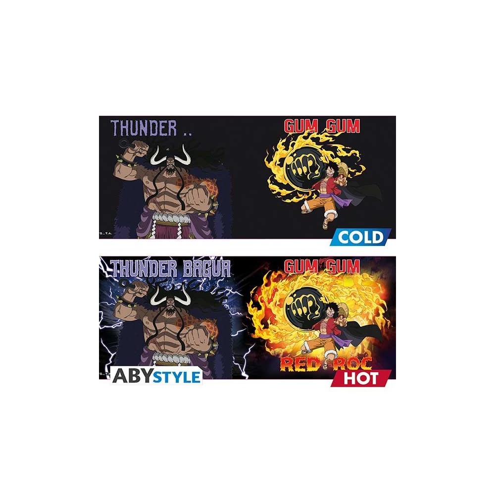 ONE PIECE LUFFY vs KAIDO TAZZA CAMBIACOLORE 460ML ABYSTYLE