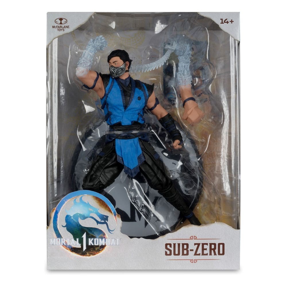 MC FARLANE MORTAL KOMBAT 1 SUB-ZERO POSED STATUE 25CM FIGURE