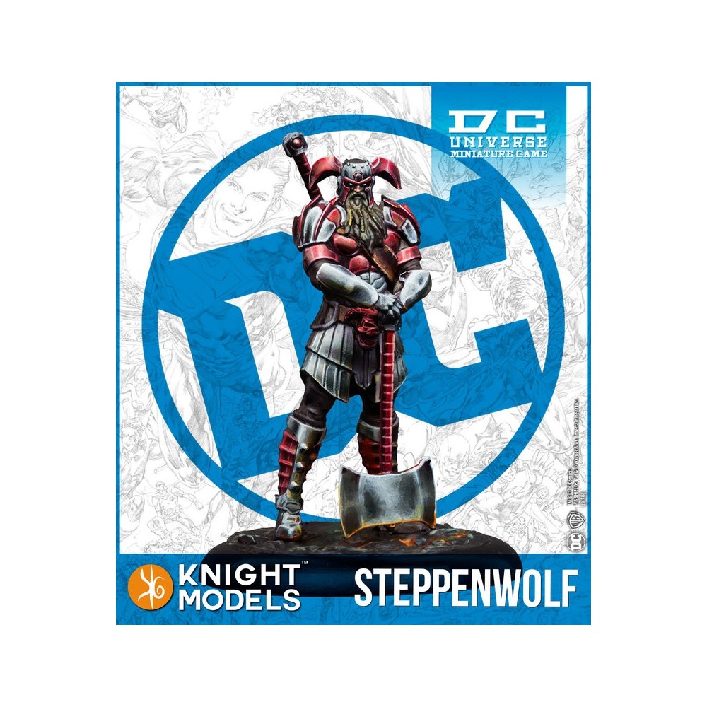 DC UNIVERSE MINIATURE GAME - STEPPENWOLF AND PARADEMONS MINI RESIN STATUE FIGURE KNIGHT MODELS