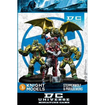 DC UNIVERSE MINIATURE GAME - STEPPENWOLF AND PARADEMONS MINI RESIN STATUE FIGURE KNIGHT MODELS