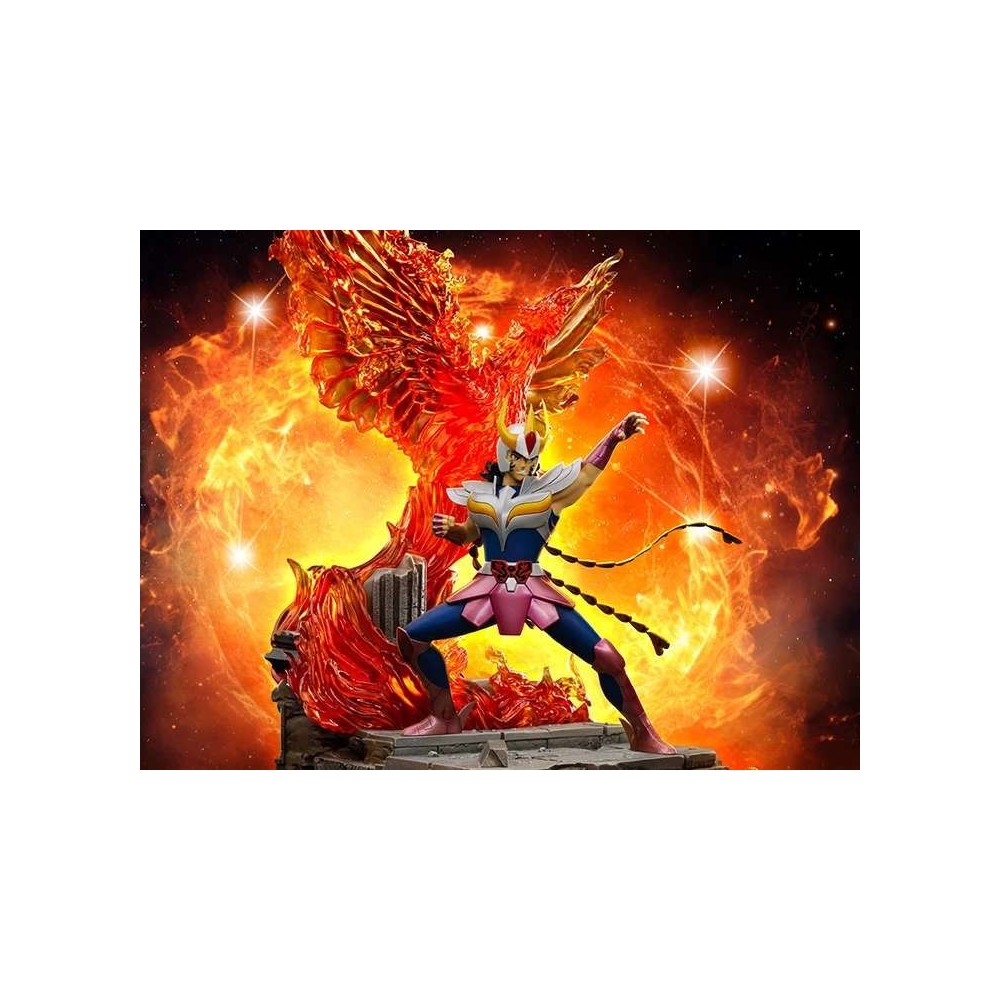 SAINT SEIYA PHOENIX IKKI DELUXE ART SCALE 1/10 STATUA FIGURE IRON STUDIOS
